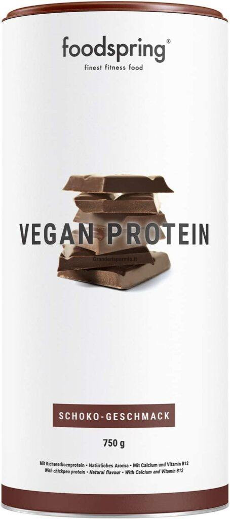 Foodspring, migliori proteine in polvere vegane