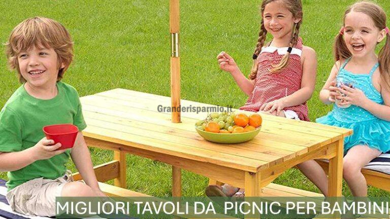 Migliori tavoli da picnic per bambini