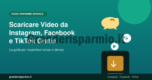 Scaricare Video da Instagram, Facebook e TikTok